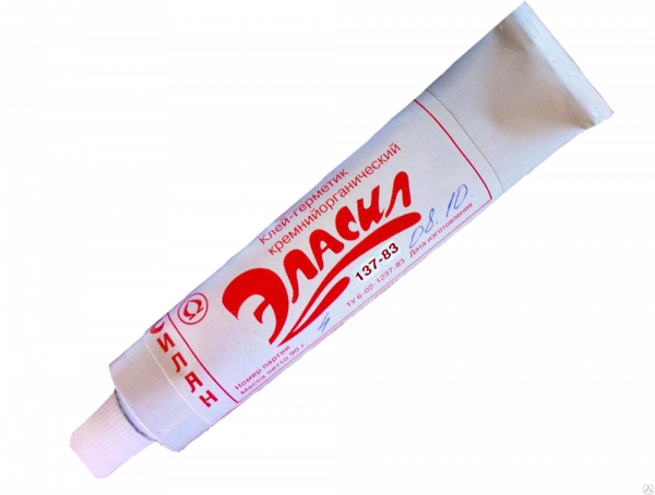 Клей-герметик силиконовый Эласил 137-83 ТУ 6-02-1237-83 туба 90 г
